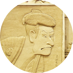 いろんな国をテーマに砂像を展示