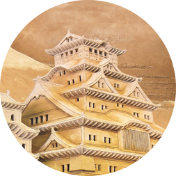 砂の彫刻作品
